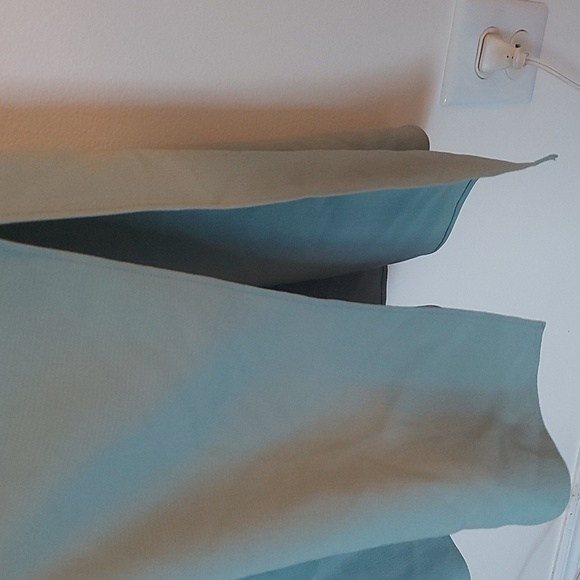 NWT Eileen Fisher Elm Slip Dress Adjustable Straps Sea Foam Green Side Slit - Picture 8 of 9